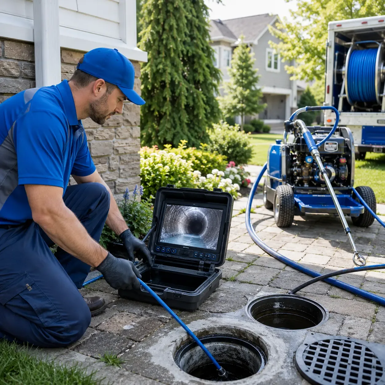 Outdoor drain cleaning professionals serving Center Ossipee, NH
